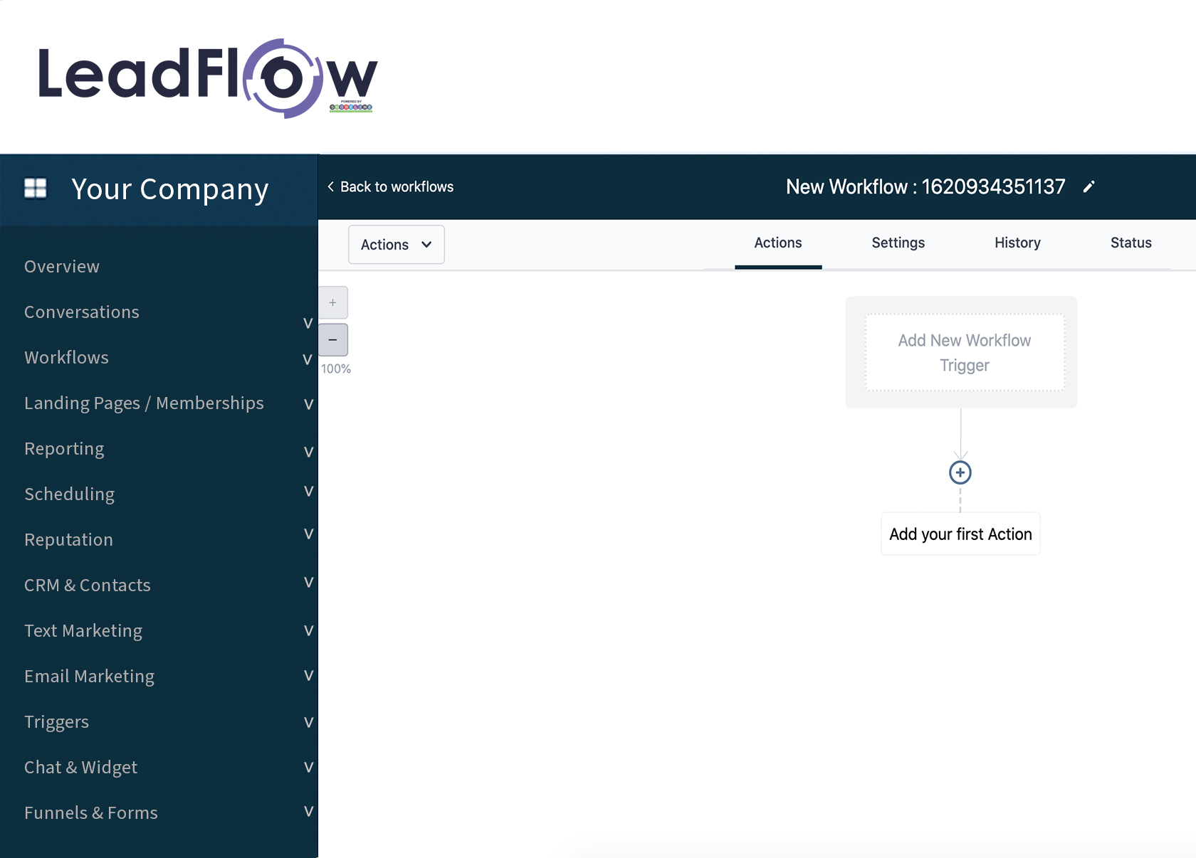 LeadFlow Automation Workflows Funnels